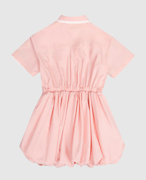 Fendi Children's pink dress with logo embroidery JFB865AEXZ812+