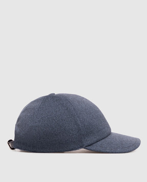Stefano Ricci Blue cashmere cap MCV63NV11FC0001T