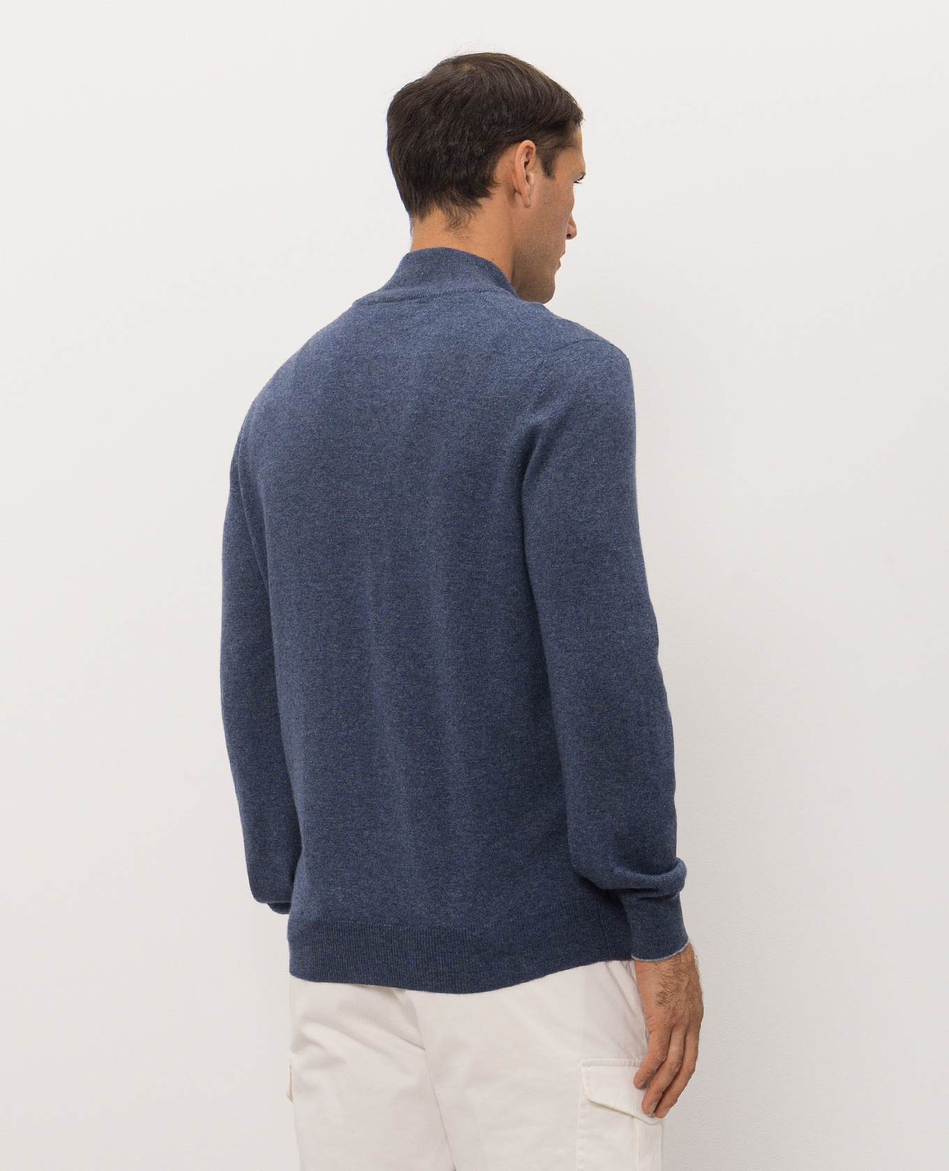 Blue cashmere cardigan Brunello Cucinelli 4