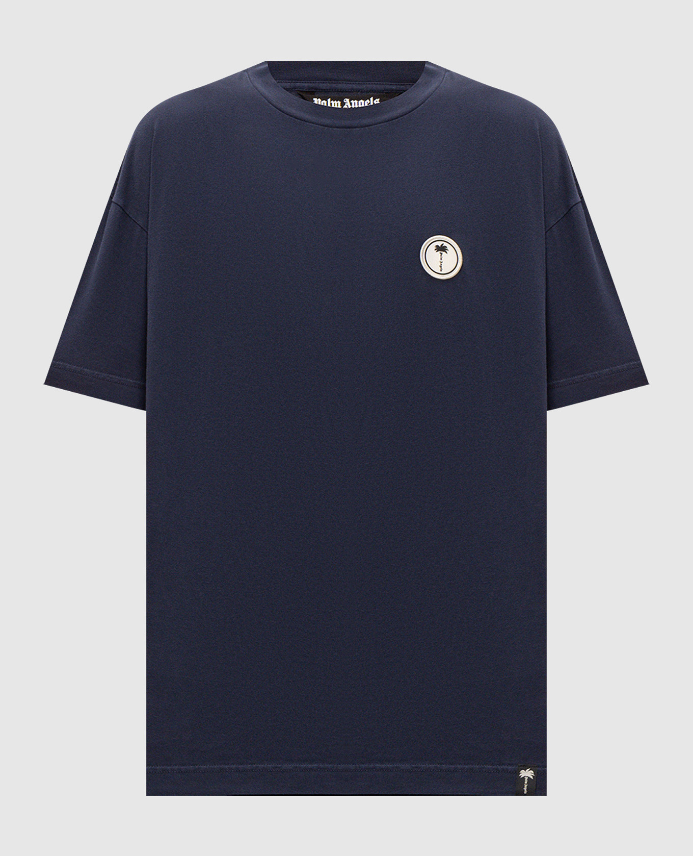 Blue T-shirt with branded patch