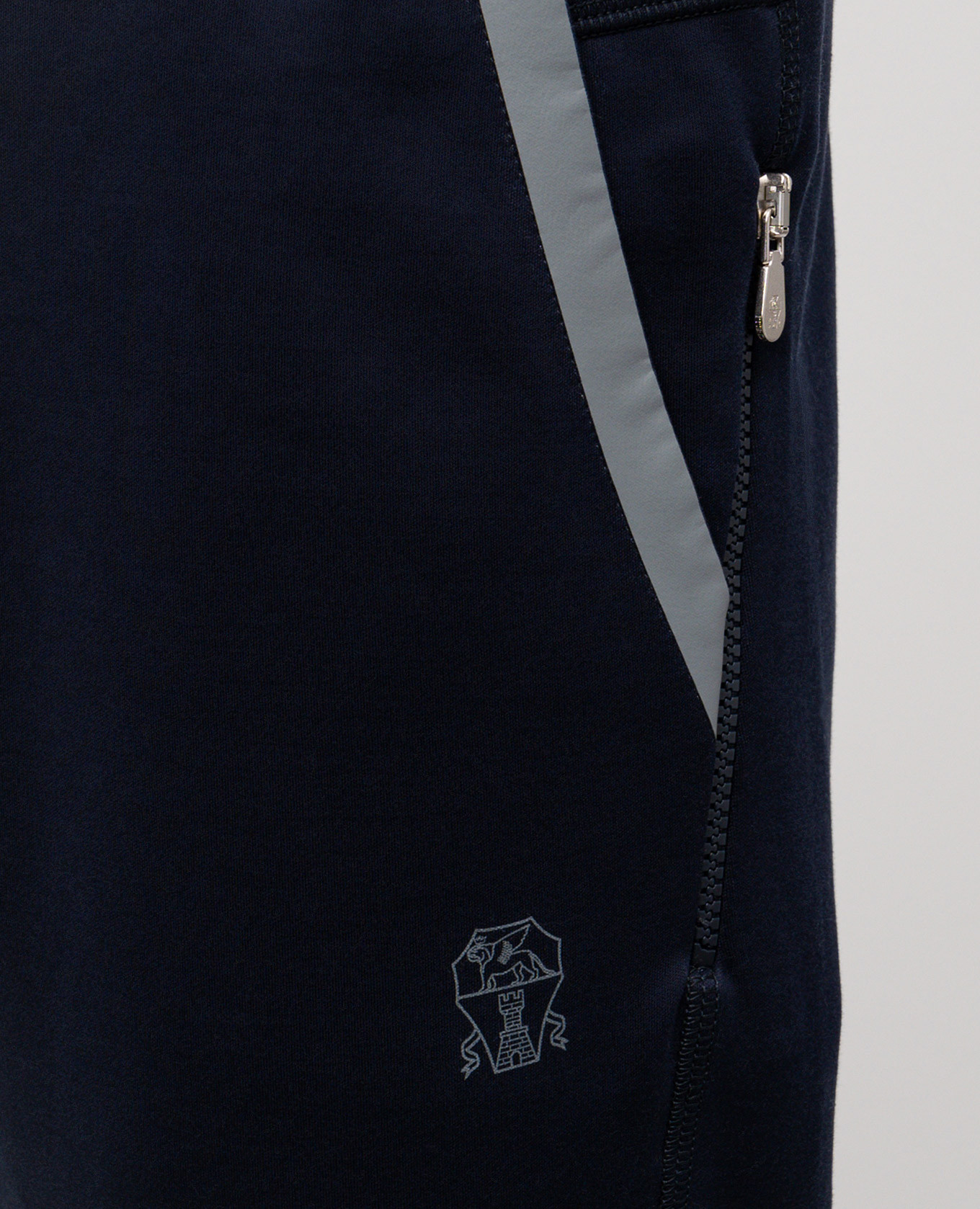 

Blue sweatpants with logo print Brunello Cucinelli