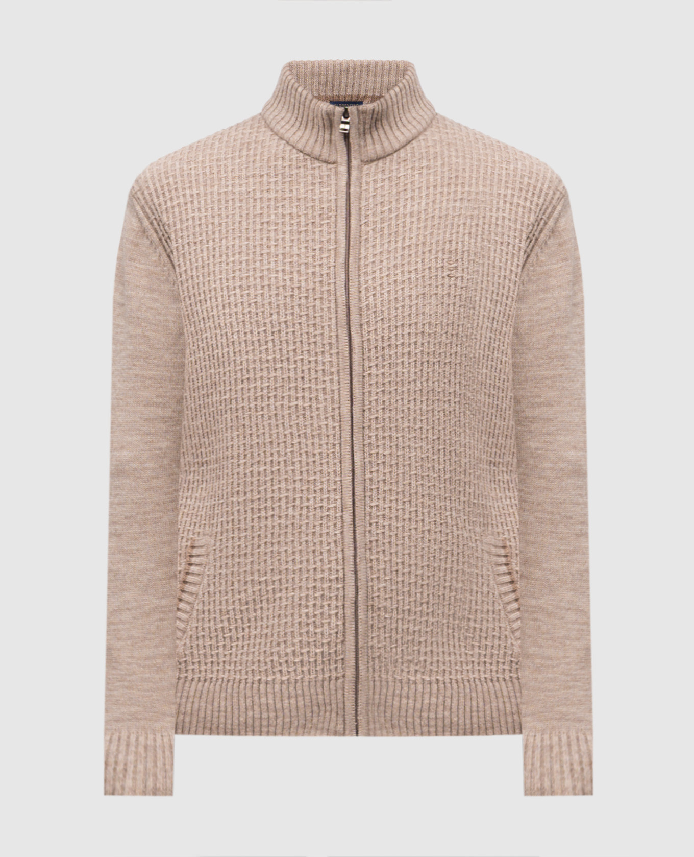 

Beige cardigan with wool Florentino