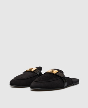 Dolce&Gabbana Black suede mules CI0231A3S71