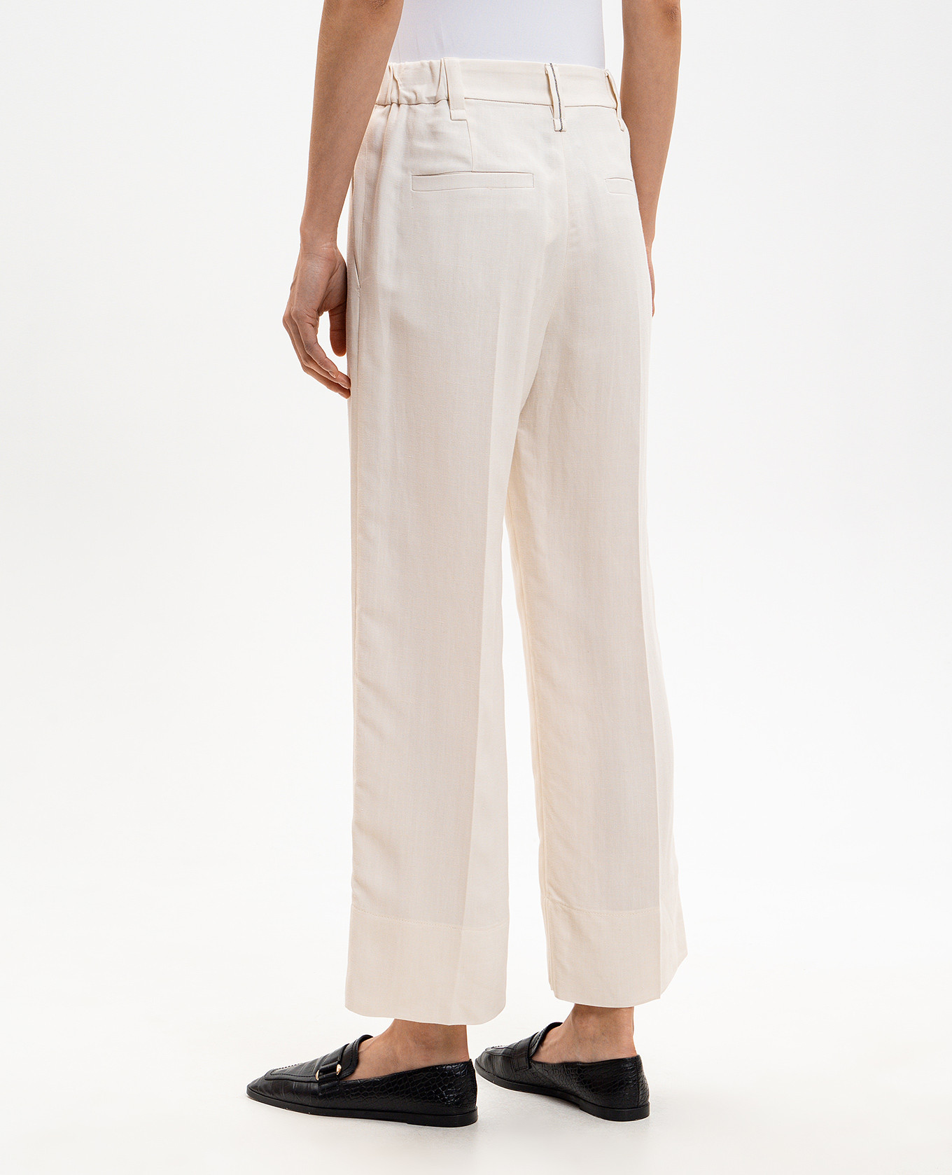 

Beige linen pants Brunello Cucinelli