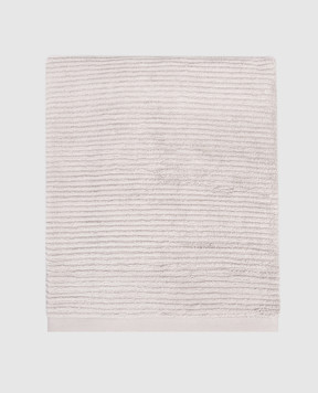 L'appartement Slim striped grey terry towel SLIMRIBBATHTOWEL