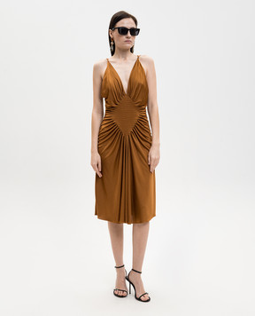Versace Brown dress 10248531A12497