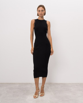 Twinset Black ribbed dress 262TP3393
