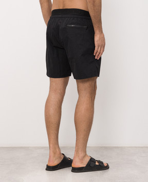 Iceberg Black swim shorts with logo patch ICE26MBM05