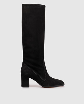 Santoni Black suede boots WSDH72382NERNHHA