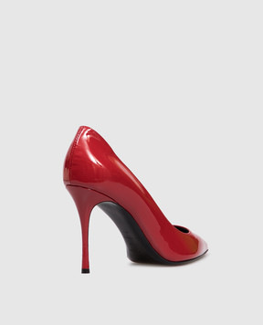 Sergio Rossi Godiva red patent leather shoes A43843MMVV36