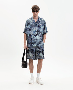 Off-White Blue shirt Land&Sky 44XGG01FS26F00B