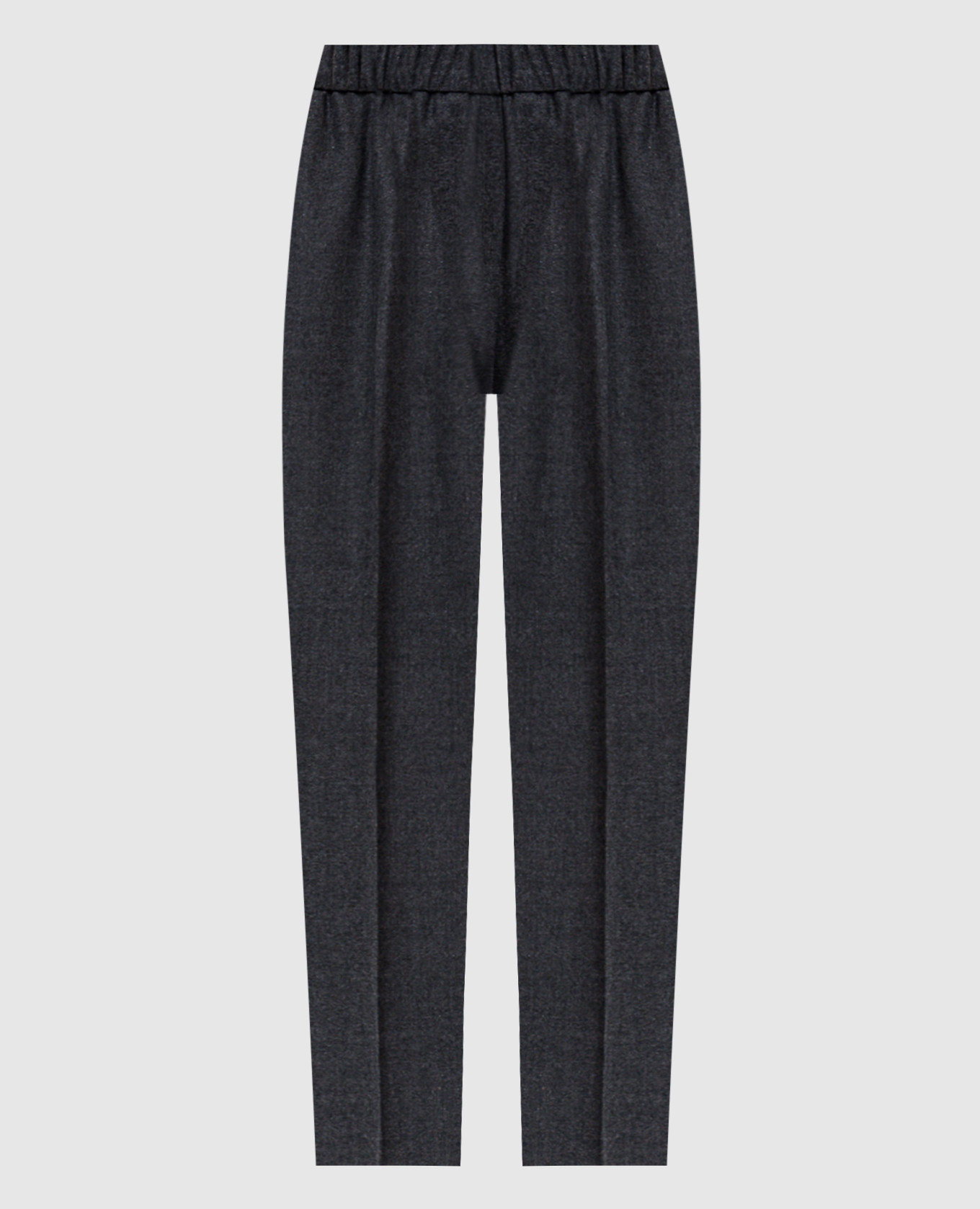 Gray wool pants with lurex Peserico