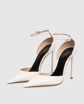 Tom Ford Ivory patent leather sandals VERTIGO W3849LCL072P