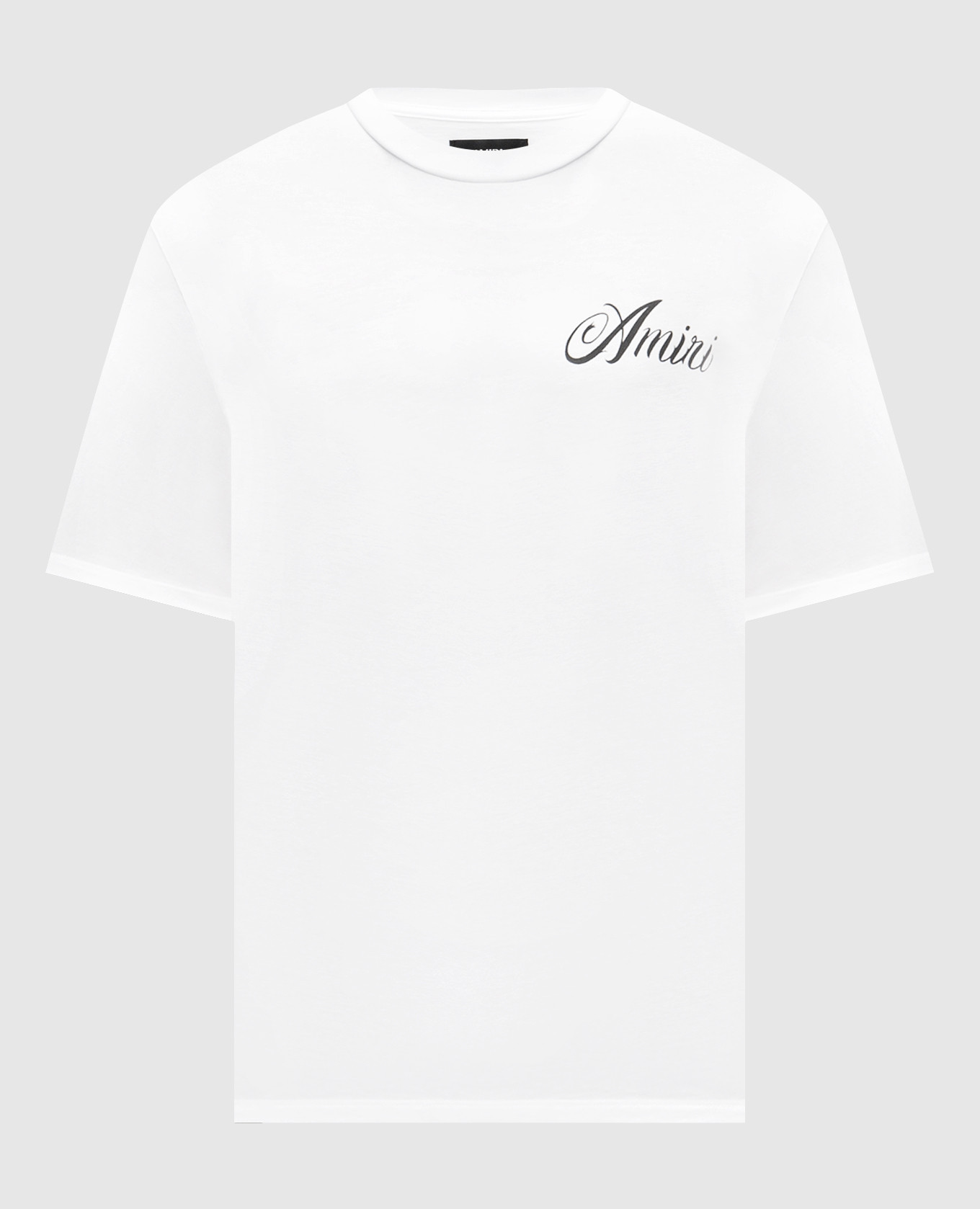 

White T-shirt with logo print AMIRI