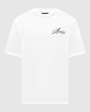 AMIRI White T-shirt with logo print AMTOJR1010m