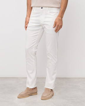 Scissor Scriptor White jeans Costantino COSTANTINOT112338