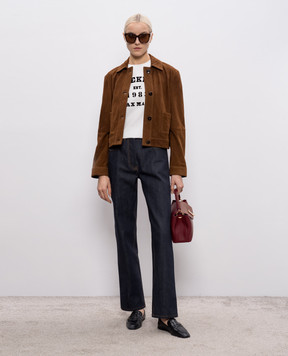 Max Mara Brown suede jacket BAIA MSTBAIA