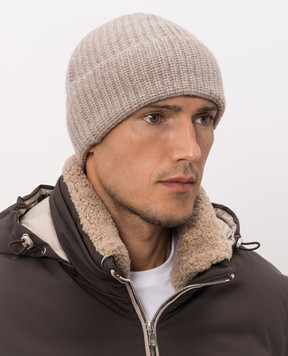 Brunello Cucinelli Gray cashmere hat M2294920