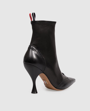 Thom Browne Black leather ankle boots FFB264AL0184