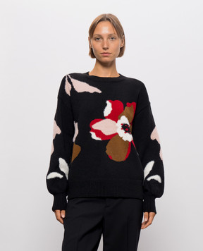 Twinset Black sweater with wool 262AT3021