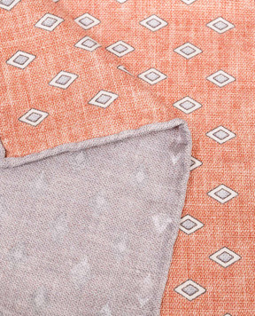 Brunello Cucinelli Orange silk pachet scarf MX8730091