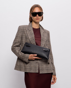 Brunello Cucinelli Black leather clutch MBDKB2785P