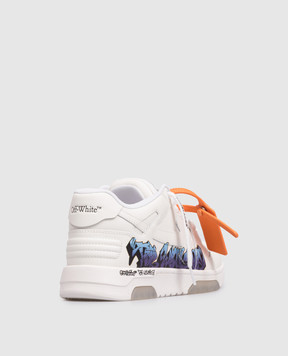 Off-White Out Of Office white leather sneakers with print OWIA259S26LEA00C
