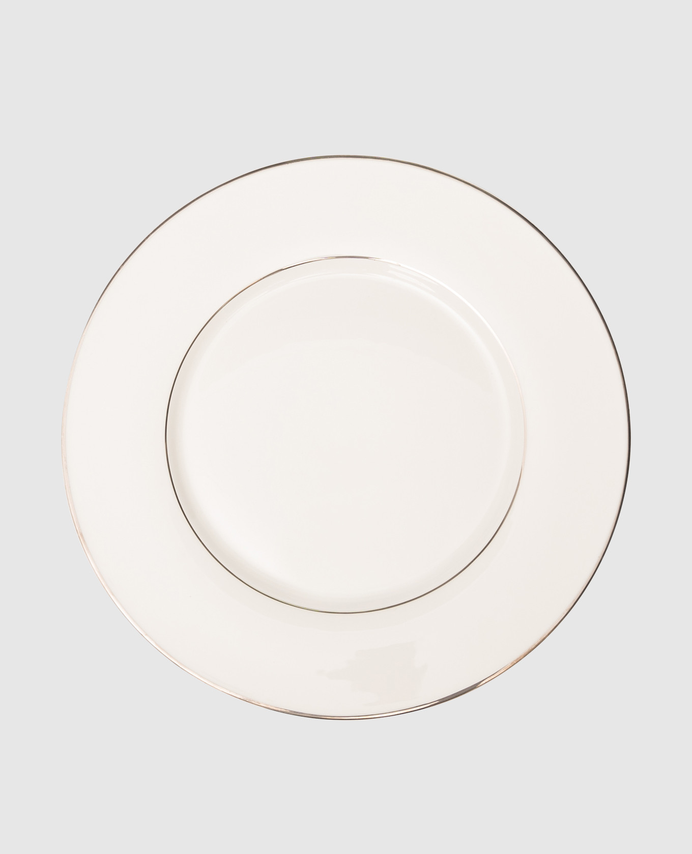 

Ducale white porcelain dinner plate Geminiano Cozzi 1765