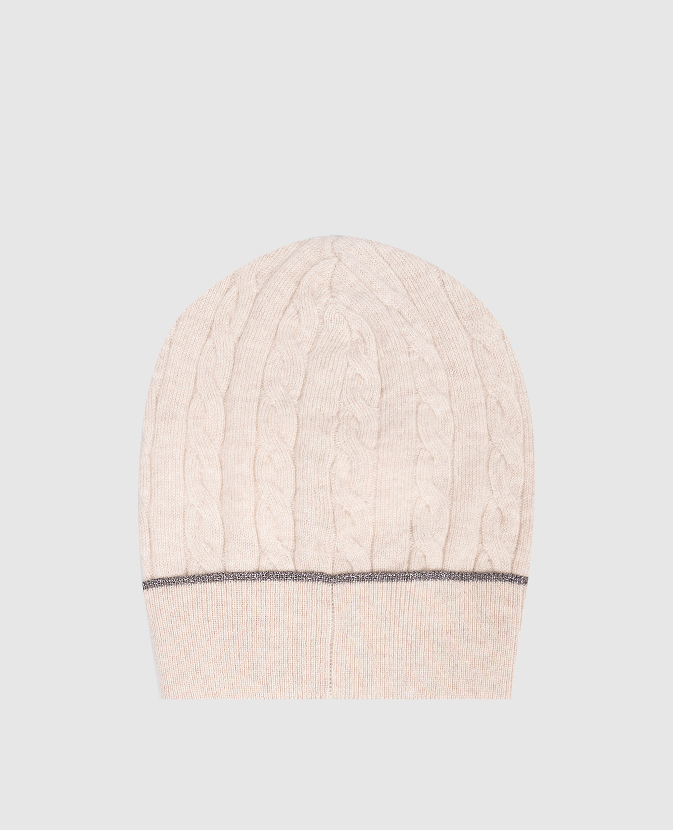 

Children's beige cashmere hat Brunello Cucinelli