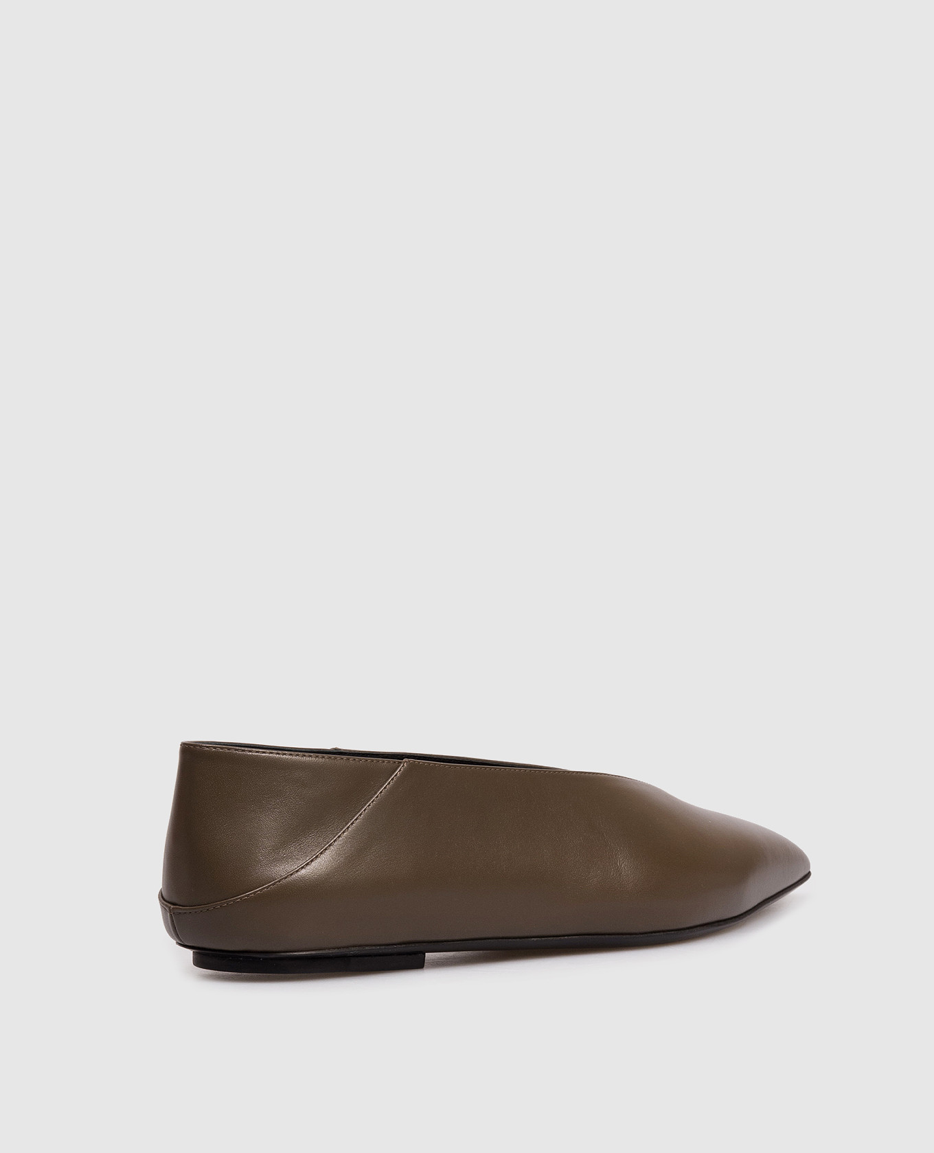 

Brown leather Beak ballet flats Sergio Rossi