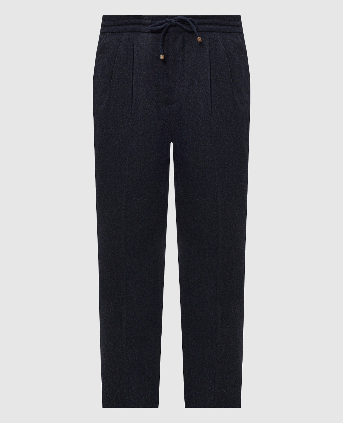 Blue wool pants