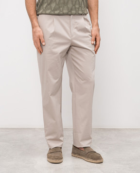 Agnona Gray pants T709U3YU2112