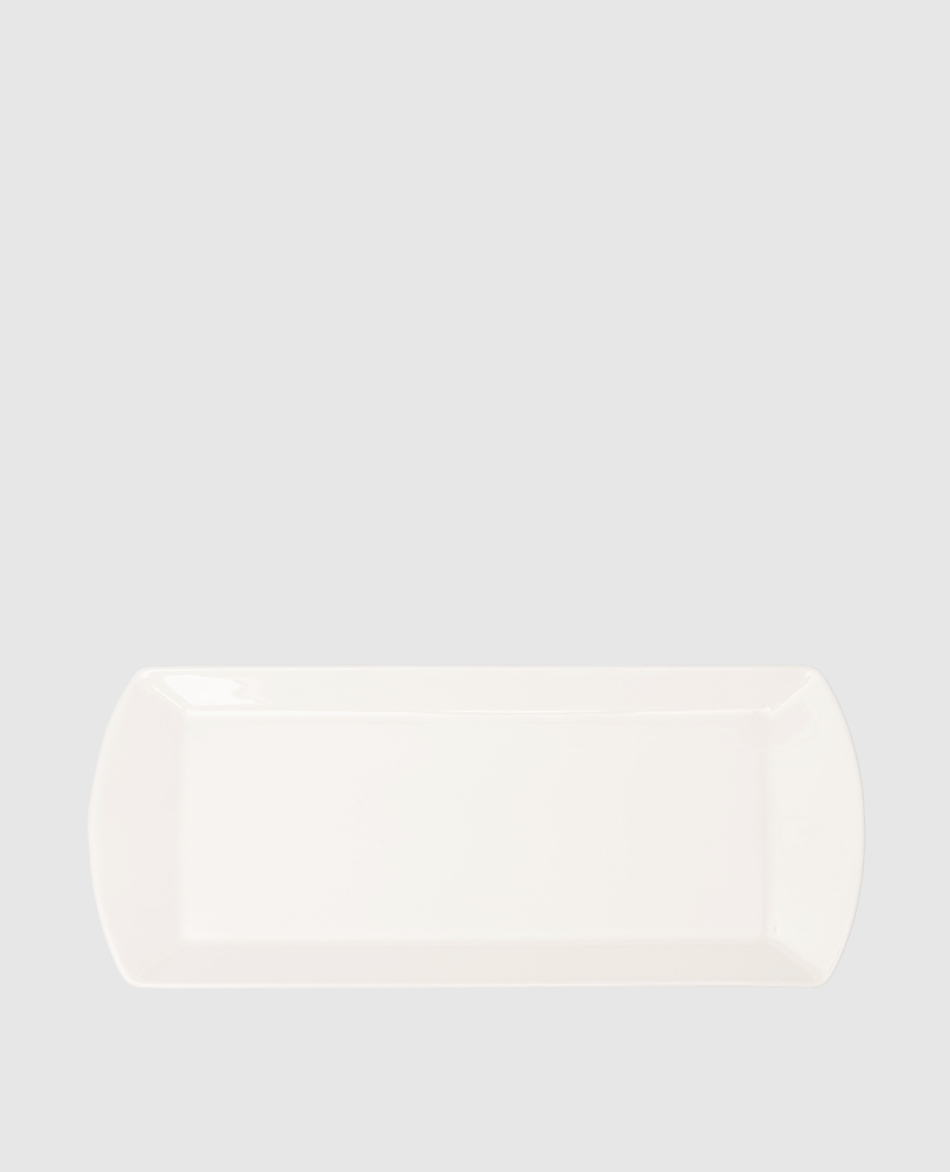 

White rectangular plate for appetizers Gourmet Geminiano Cozzi 1765