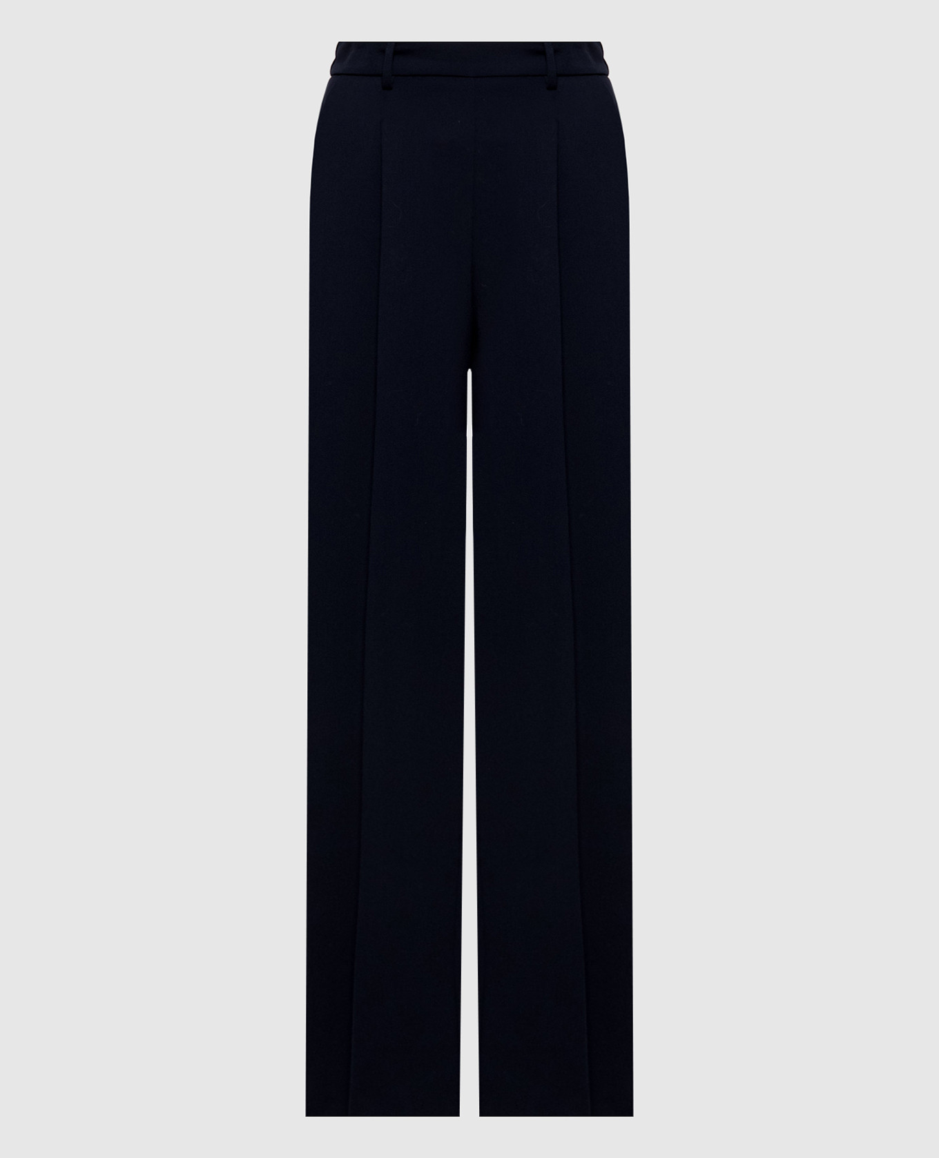 Blue pants with textured logo