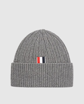 Thom Browne Gray cashmere hat MKH009A00011