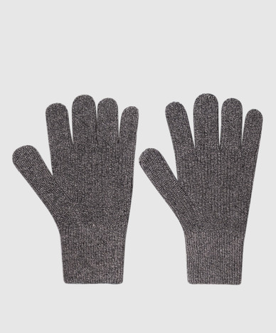 Guanti grigi in cashmere