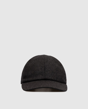 Agnona Blue cashmere cap AK12U1XU7066