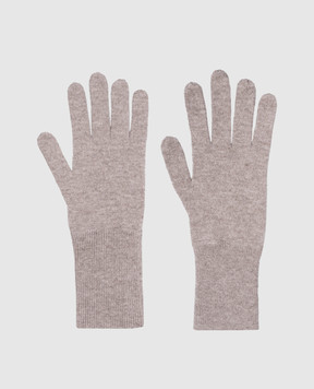Allude Beige cashmere gloves 26592000