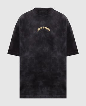 Palm Angels Gray T-shirt with print PWAA07BS26JER009