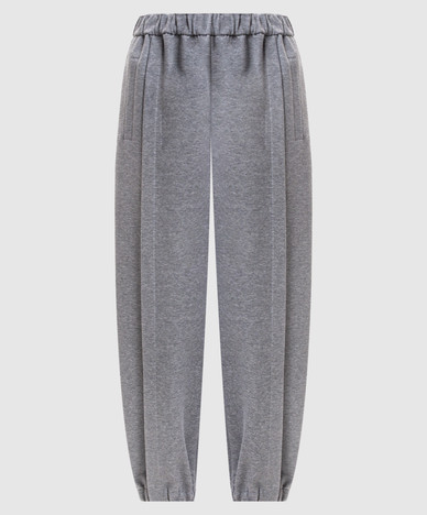 Grey melange joggers