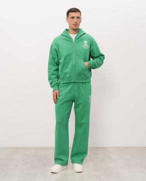 Sporty & Rich Green printed insulated tracksuit ST10283272GR19PA088832
