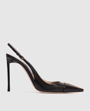 Tom Ford Thea black leather slingbacks W3902LKD002P