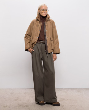 Brunello Cucinelli Brown cashmere and silk turtleneck M13800063