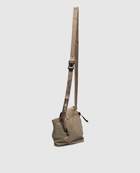 C.P. Company Khaki bag with logo embroidery MAC228A110188G
