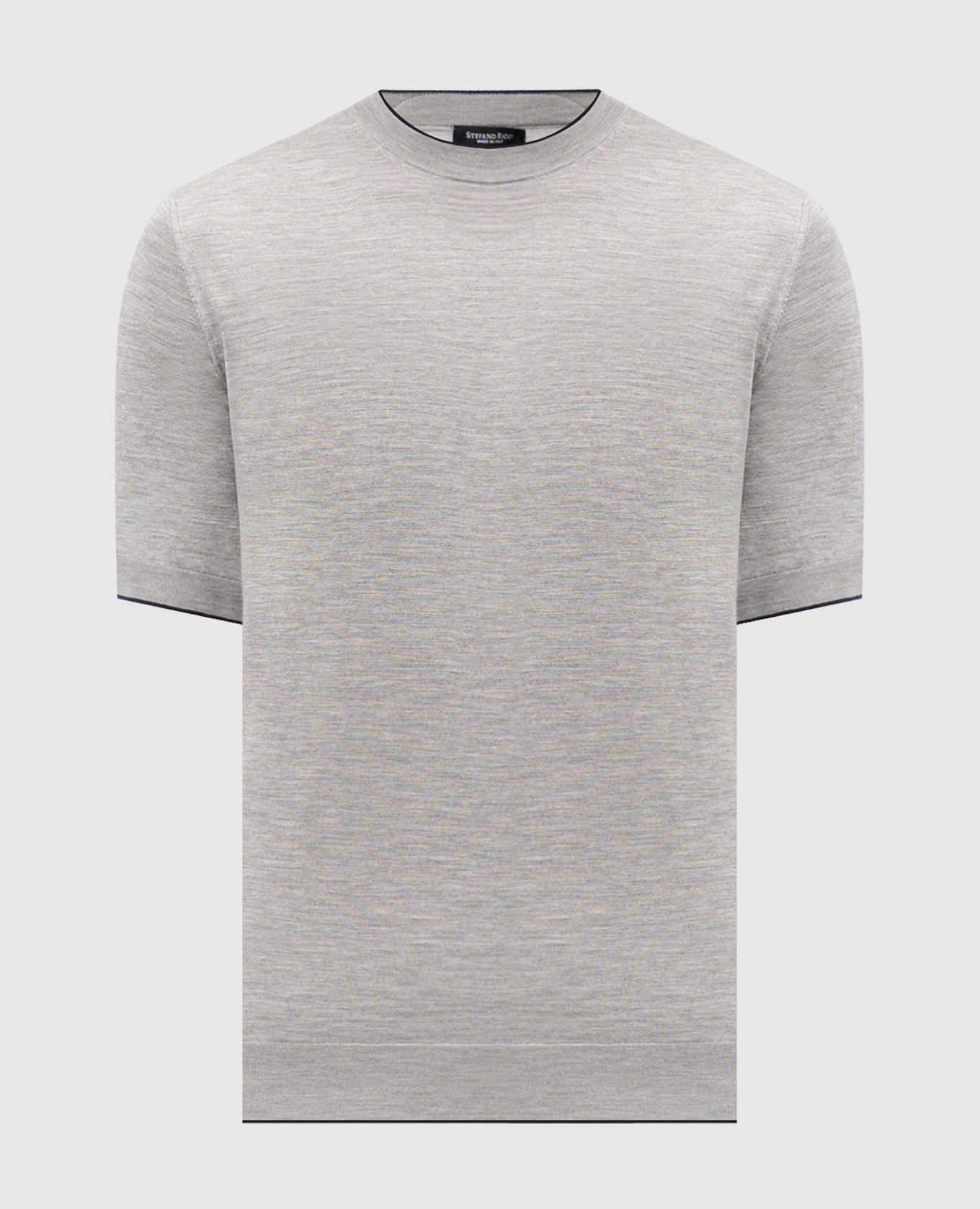 

Gray silk T-shirt Stefano Ricci, Grey