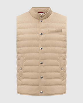 Brunello Cucinelli Beige down vest MV4081711