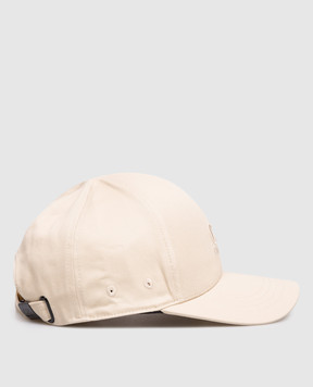 C.P. Company Children's beige cap with logo embroidery CPX005LOA04