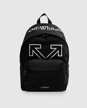 Off-White Black backpack with print OWMNB02F26FB01