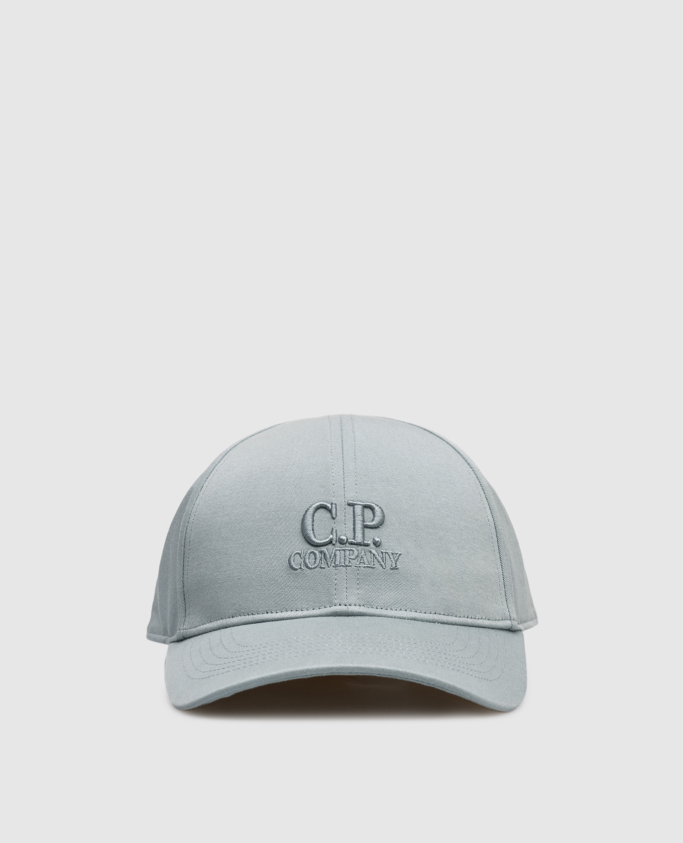 

Blue cap with logo embroidery C.P. Company, Light blue