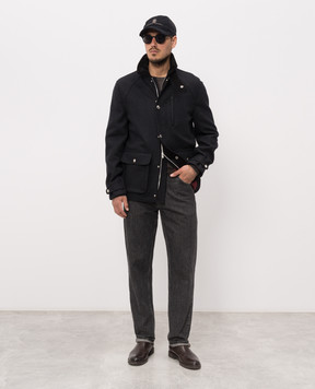 Brunello Cucinelli Black wool jacket MY4966382